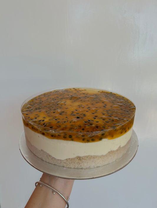 Cold Set Passionfruit Cheesecake