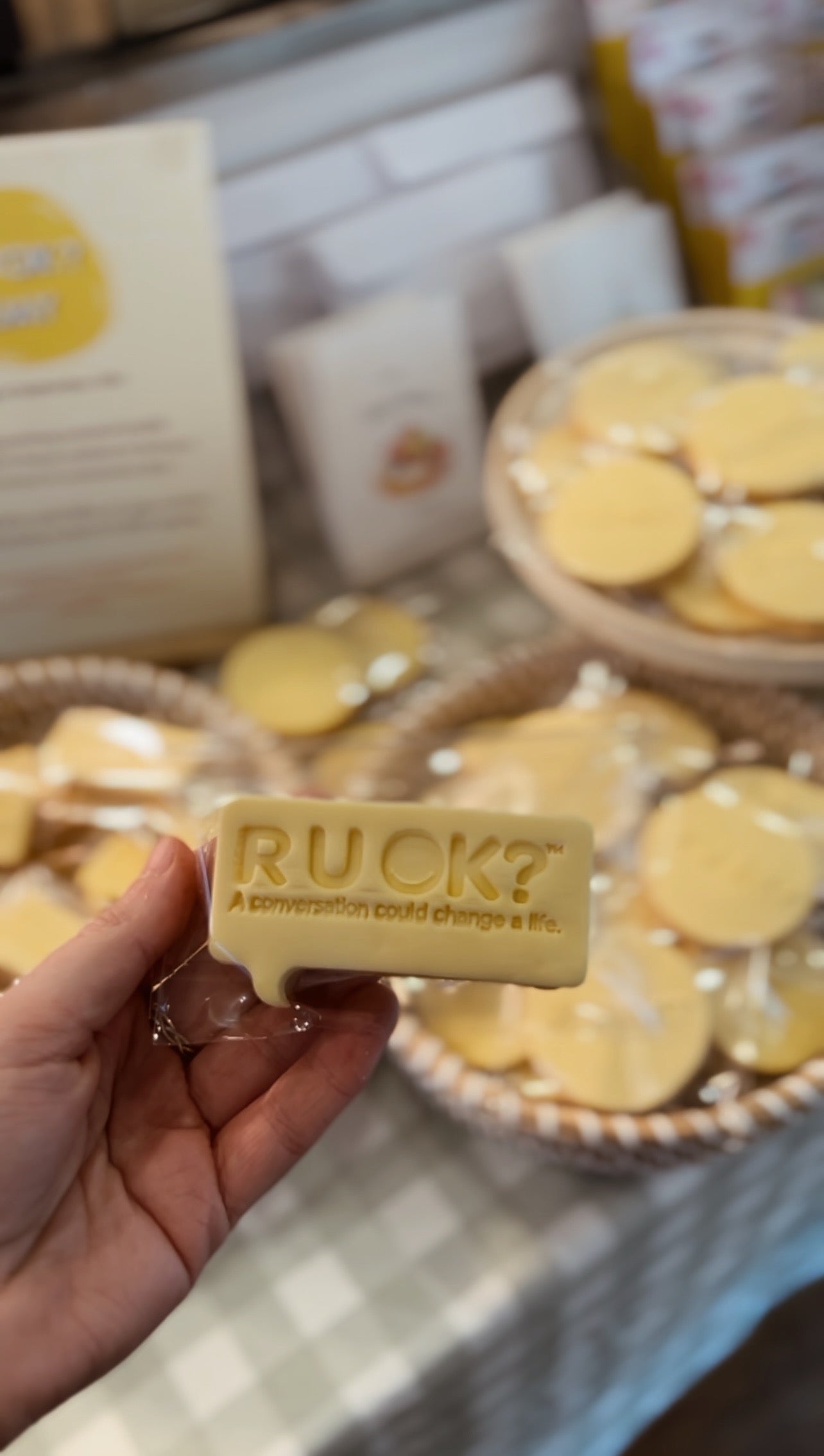 "A conversation could change a life" Cookie