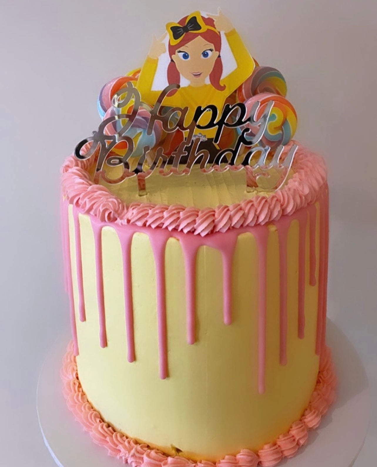 Silver Acrylic Happy Birthday Plaque