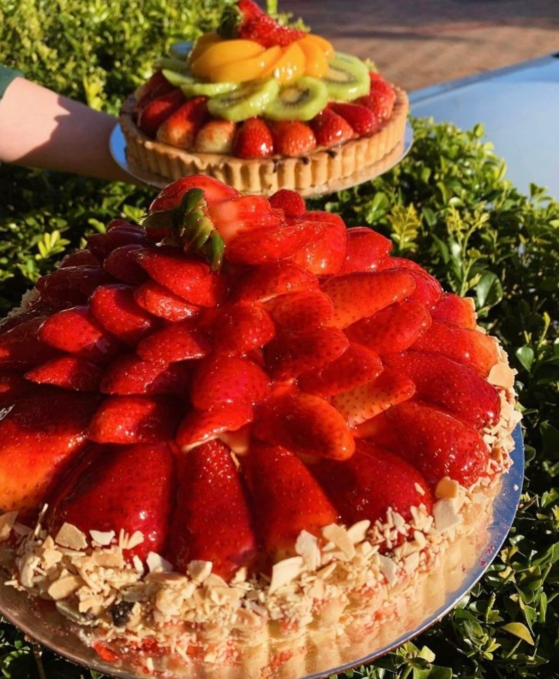 Strawberry Flan