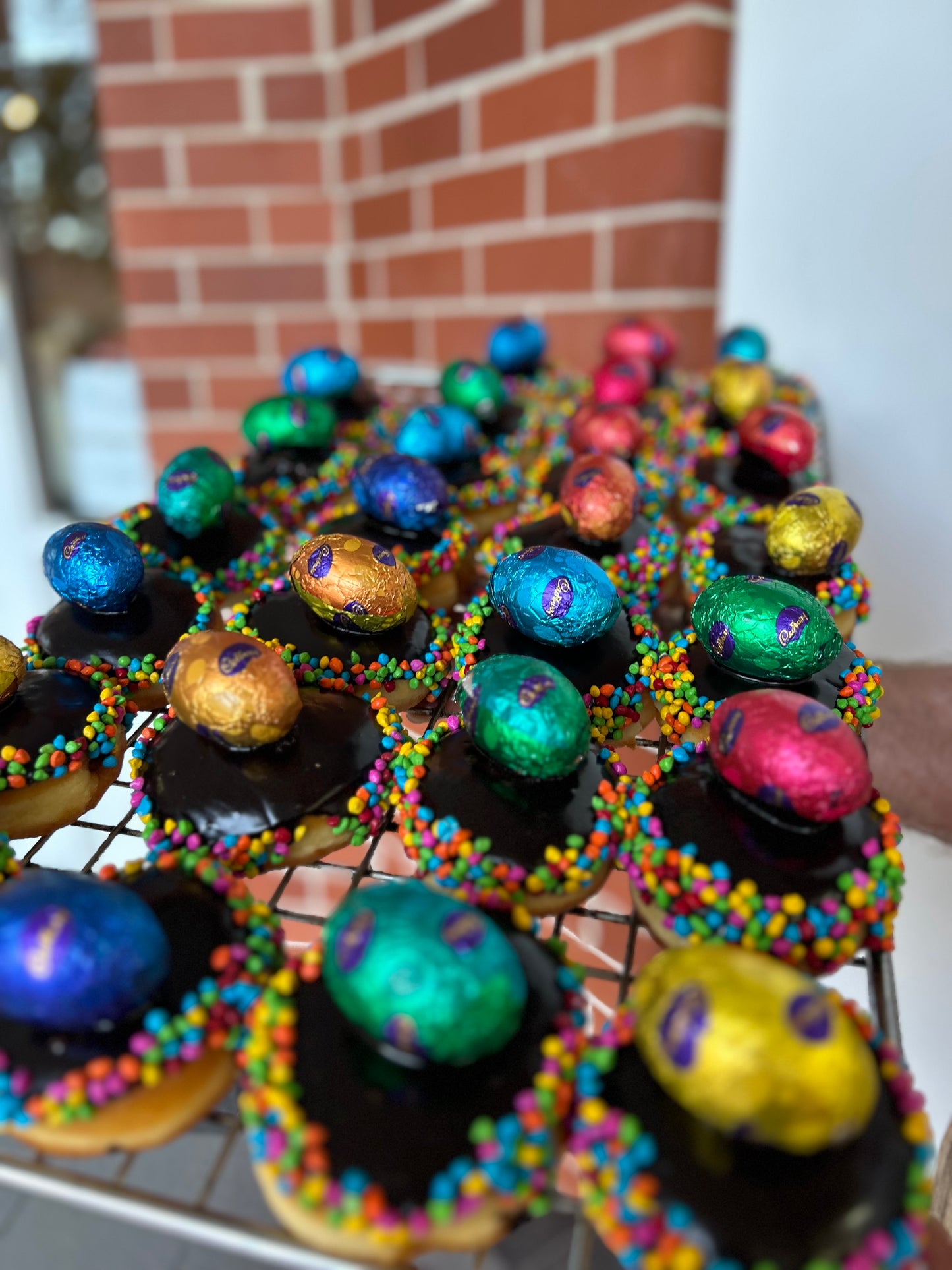 The Easter Egg Donuts