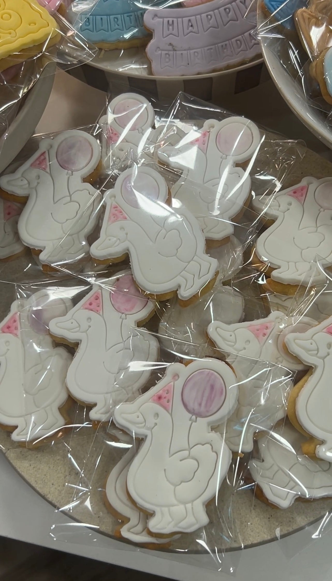 B'day Goose Cookie