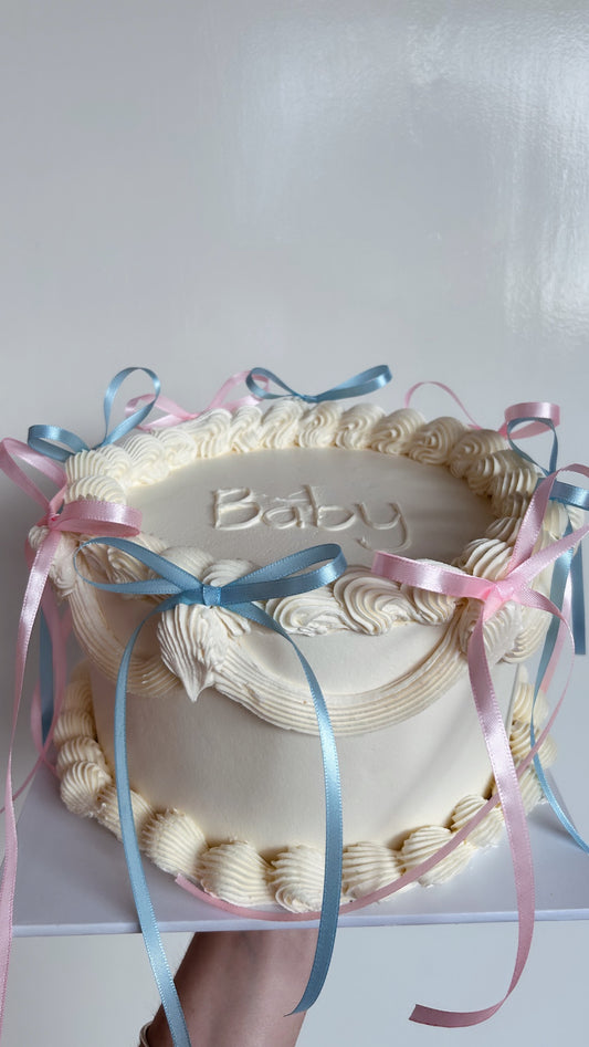 Vintage Bow - Gender Reveal