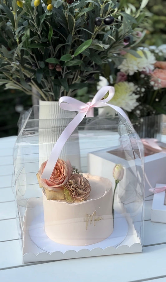 Peachy Bloom Cake