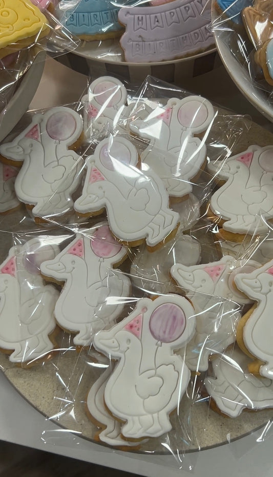 B'day Goose Cookie
